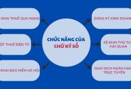 Mục đích sử dụng chữ ký số