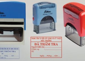 Khắc dấu đã thẩm tra