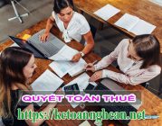 Dịch vụ quyết toán thuế cuối năm cho doanh nghiệp